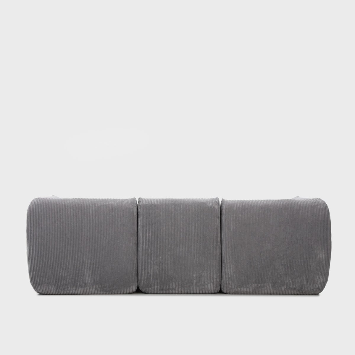 Modular sofa SVELA Modular 3-Seater Grey Corduroy Sofa