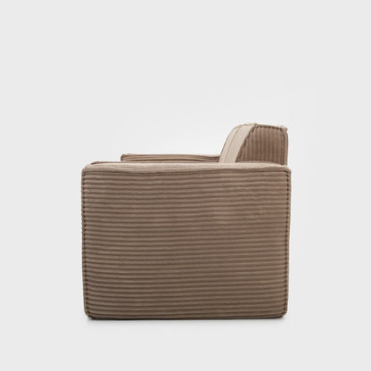 Modular sofa LYKKE Modular 2-Seater Sofa Beige Corduroy