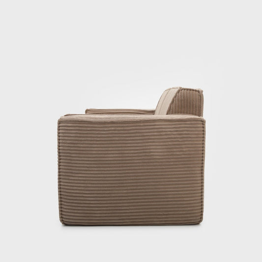 Modular sofa LYKKE Modular 2-Seater Sofa Beige Corduroy