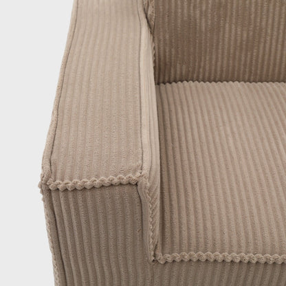 Modular sofa LYKKE Modular 2-Seater Sofa Beige Corduroy