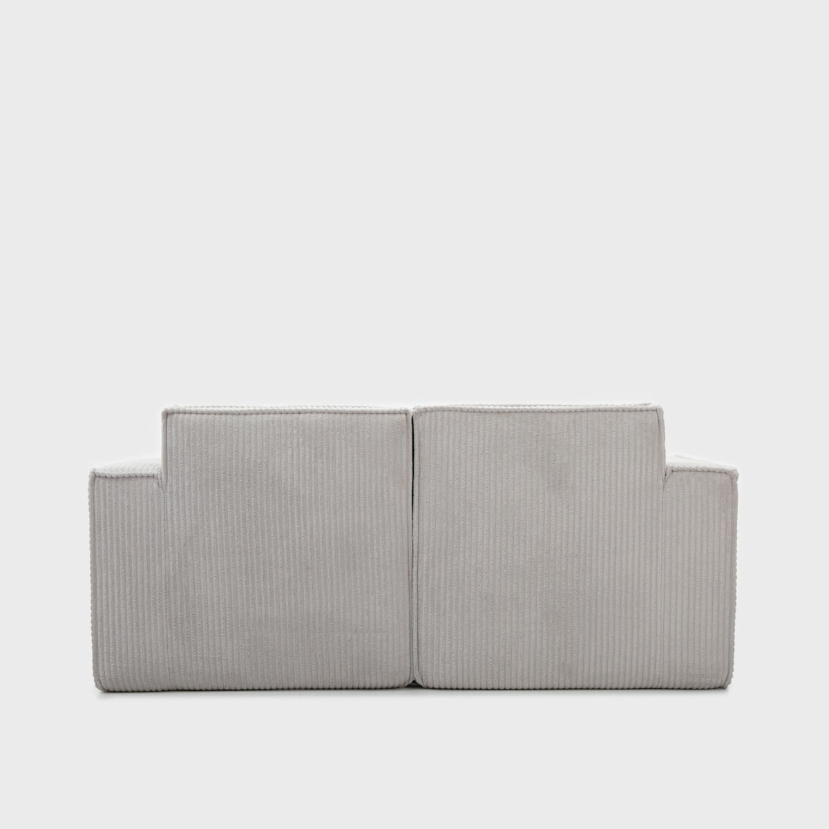Modular sofa LYKKE Modular 2-Seater Sofa Light Grey Corduroy