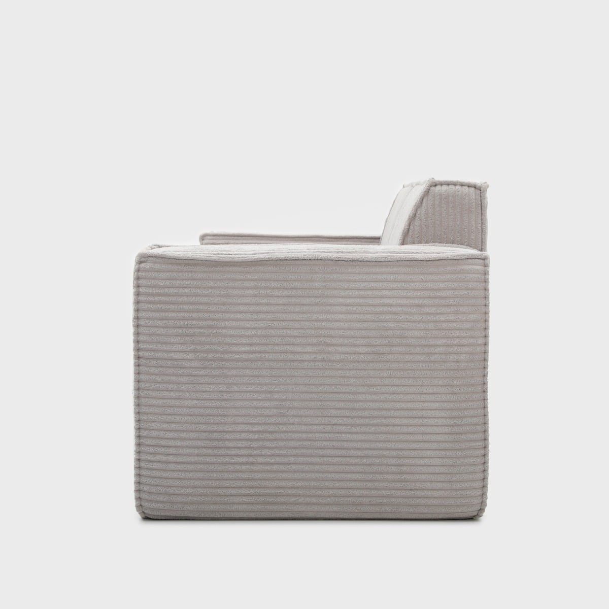 Modular sofa LYKKE Modular 2-Seater Sofa Light Grey Corduroy