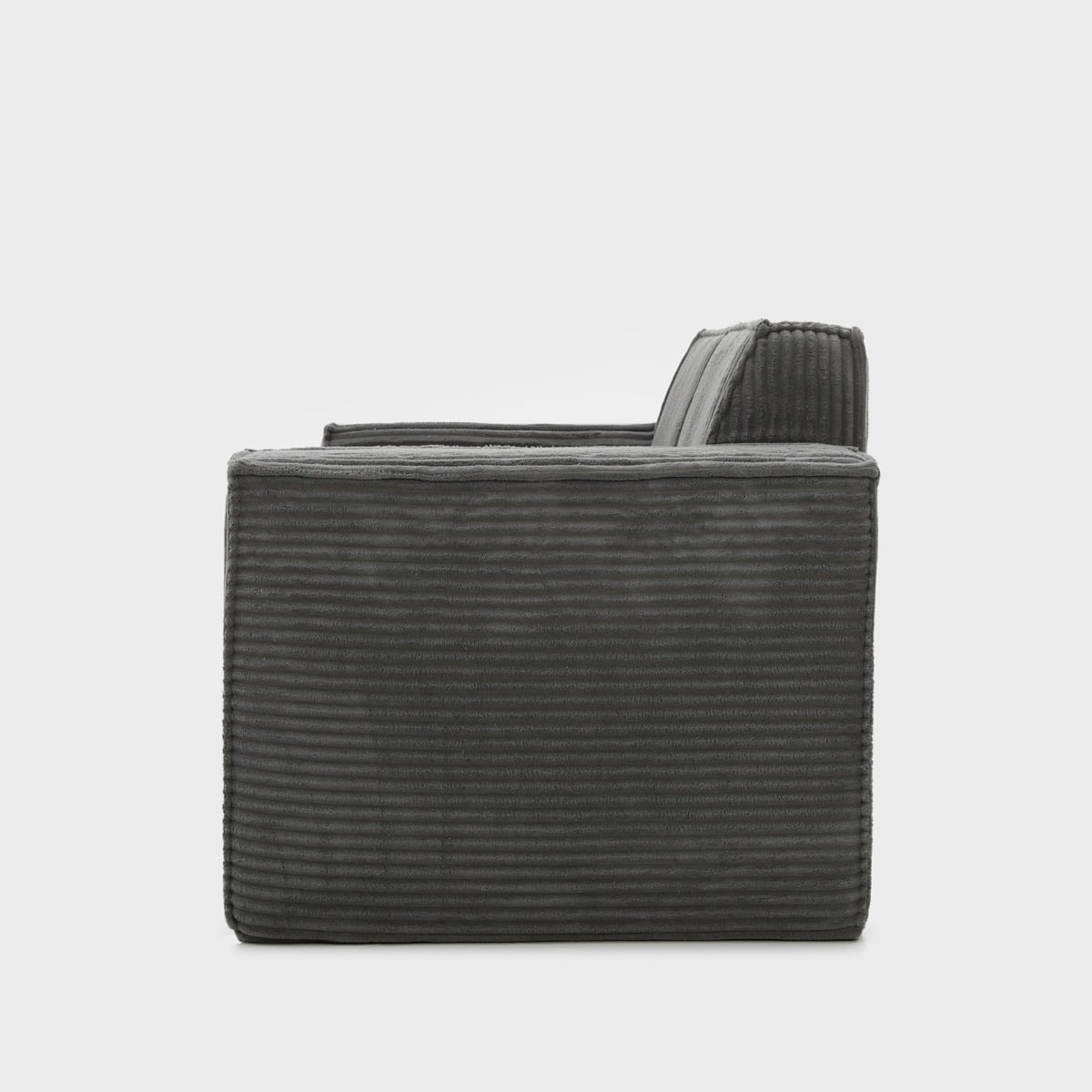 Modular sofa LYKKE Modular 2-Seater Sofa Dark Grey Corduroy