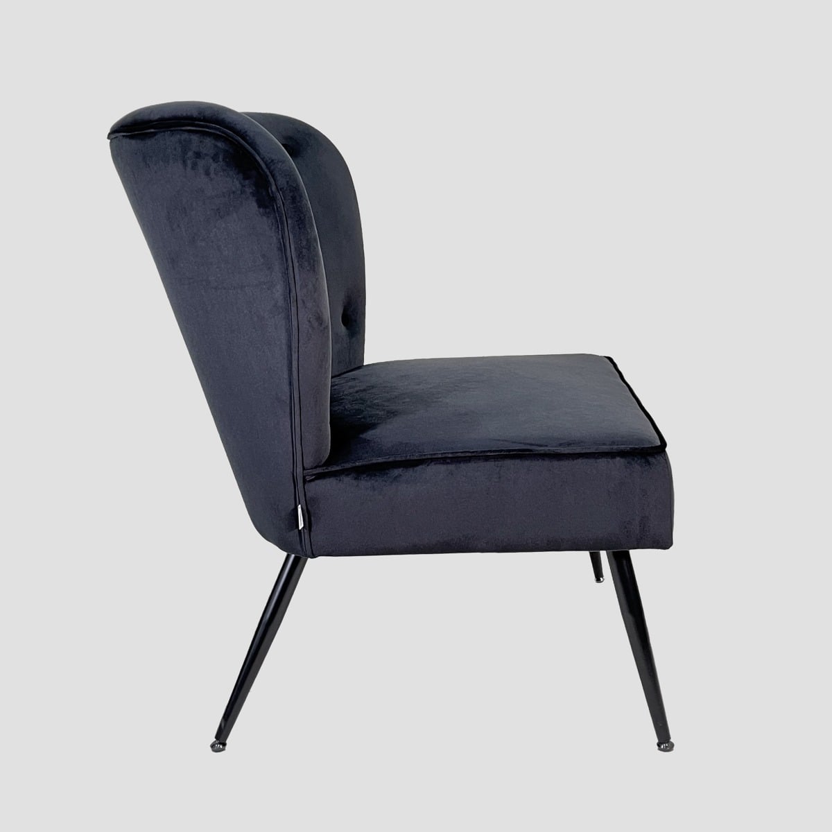 ELOYA Black Armchair - Comfortable Modern Design