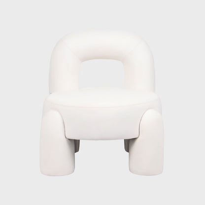 VIGGO Armchair Ecru 72x43x82 cm Compact Comfortable Seat