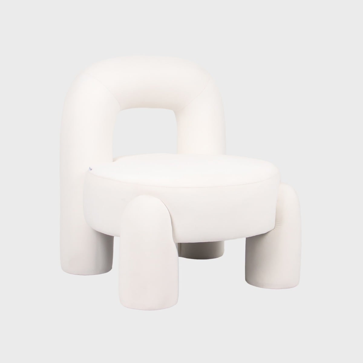 VIGGO Armchair Ecru 72x43x82 cm Compact Comfortable Seat