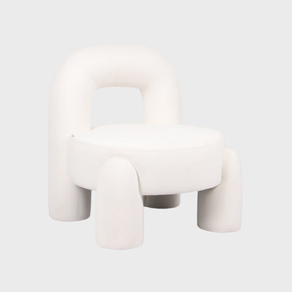 VIGGO Armchair Ecru 72x43x82 cm Compact Comfortable Seat