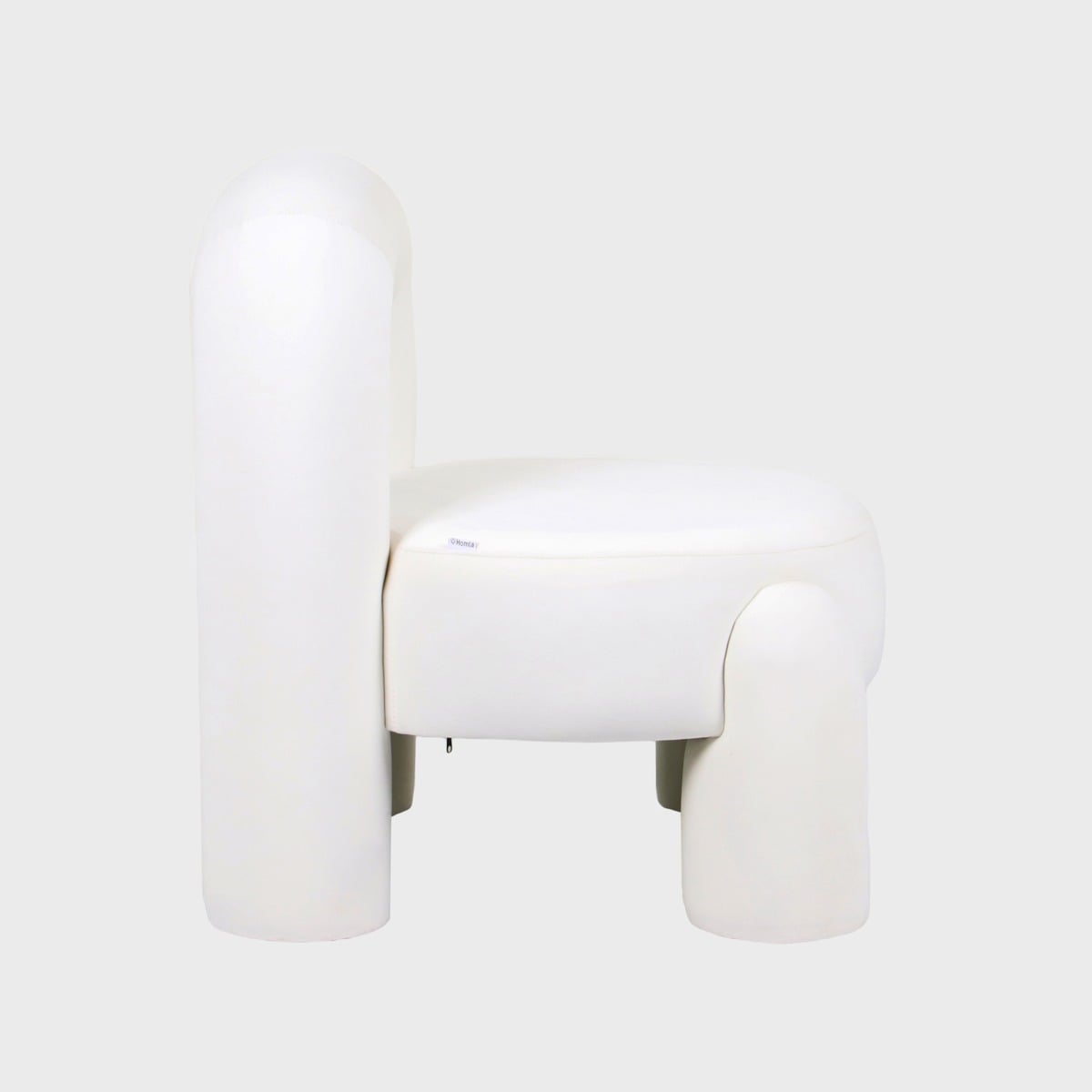 VIGGO Armchair Ecru 72x43x82 cm Compact Comfortable Seat