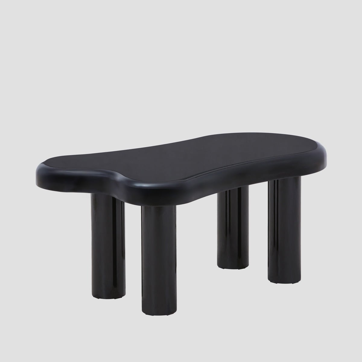 ALTO Lacquered Black Coffee Table 100x60x45 cm