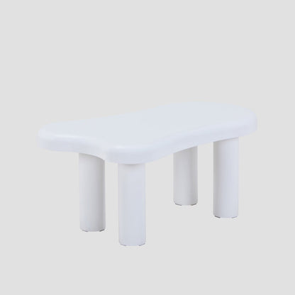 ALTO Lacquered White Coffee Table 100x60x45 cm