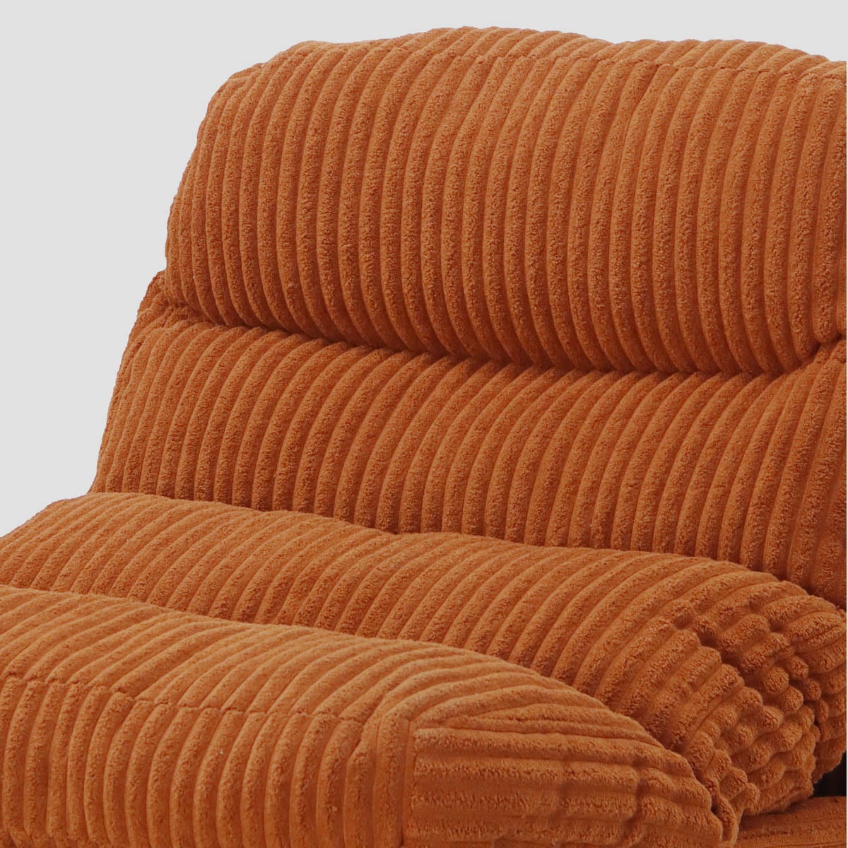 CORDIVO Brick Corduroy Swivel Armchair 68x68x43 cm