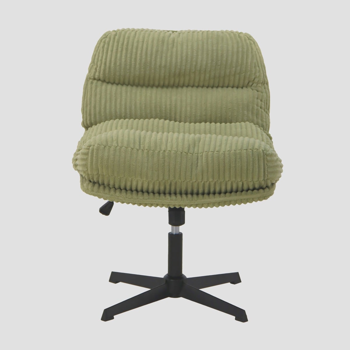 CORDIVO Olive Corduroy Swivel Armchair 66x71x83 cm