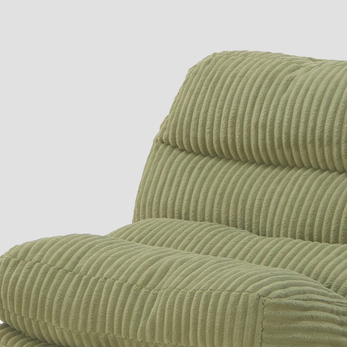 CORDIVO Olive Corduroy Swivel Armchair 66x71x83 cm