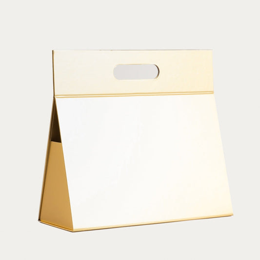 VIVO Cone Box - Elegant Gold Gift Box 31x28x12.5cm
