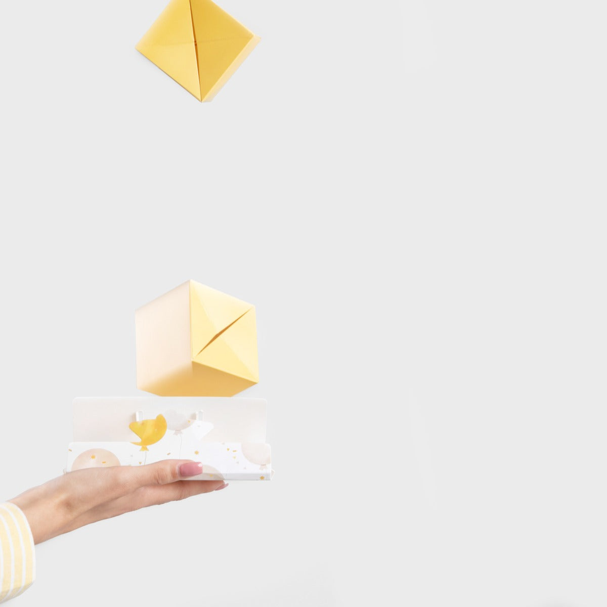 SOHO Envelope Display Box - Elegant Yellow Gift Envelope 16x9cm