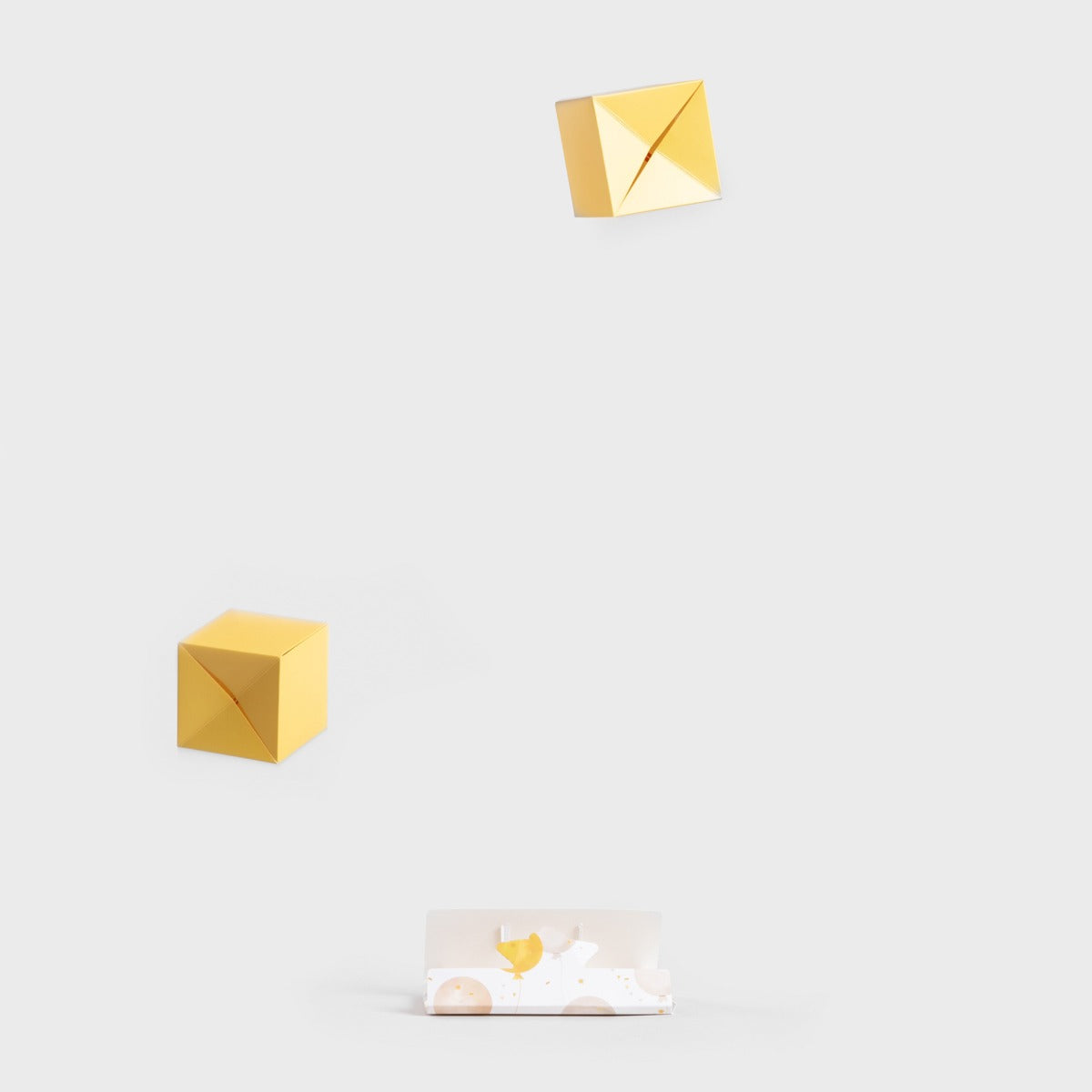 SOHO Envelope Display Box - Elegant Yellow Gift Envelope 16x9cm