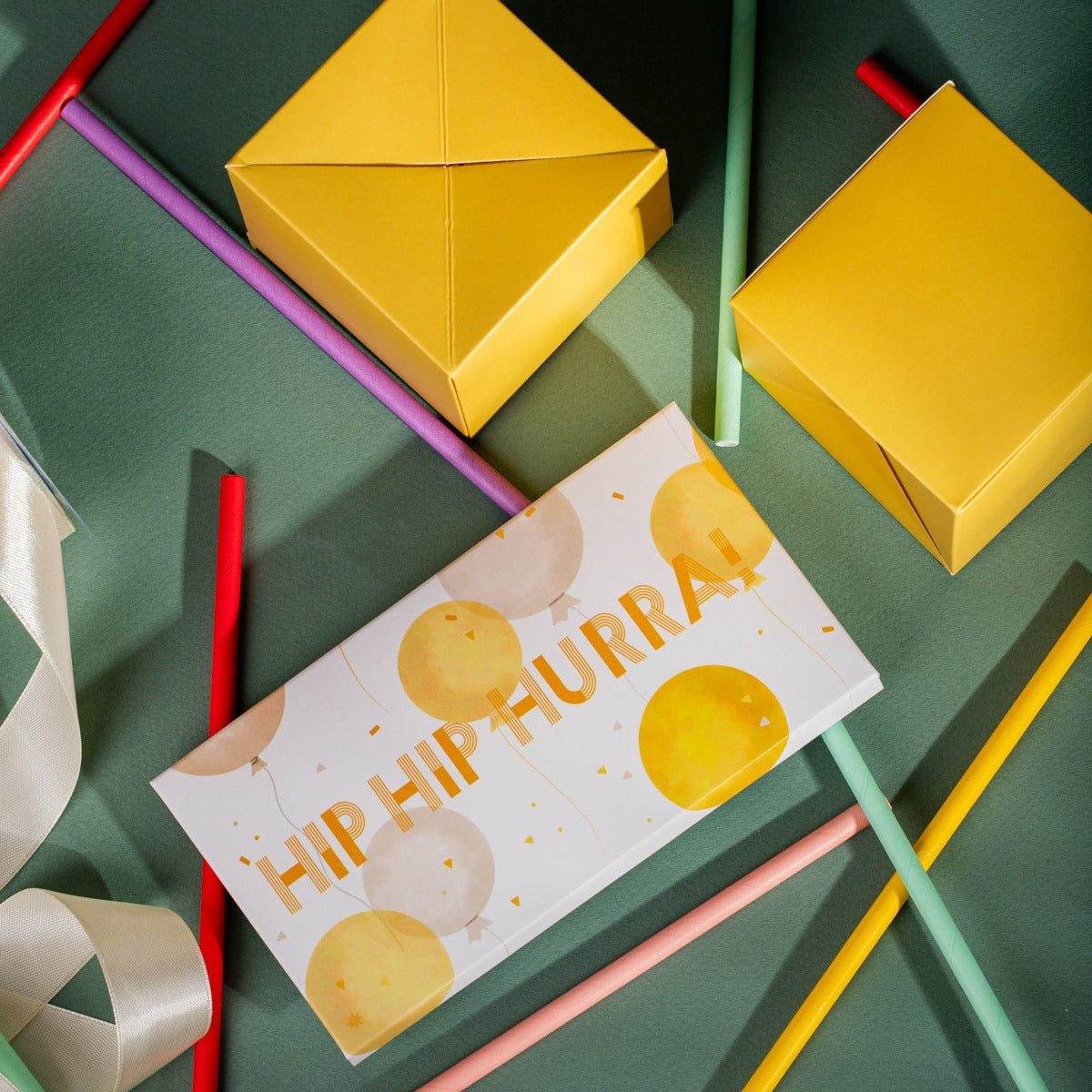 SOHO Envelope Display Box - Elegant Yellow Gift Envelope 16x9cm