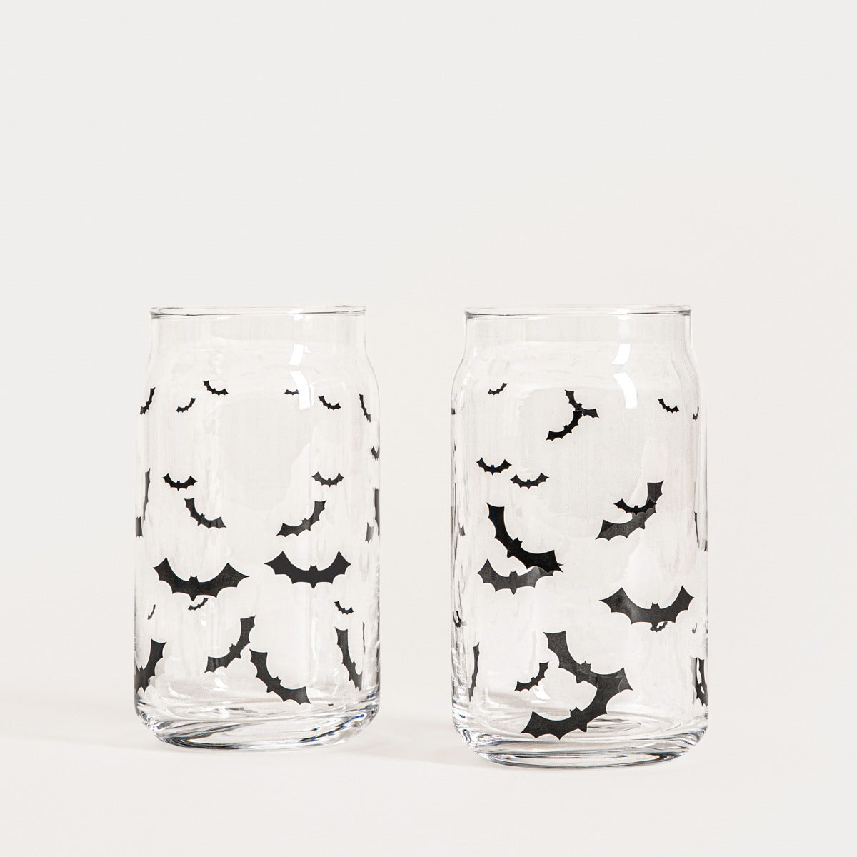 GHOST TOWN Glass Set with Bat Motifs, 2 pcs, 0.32L