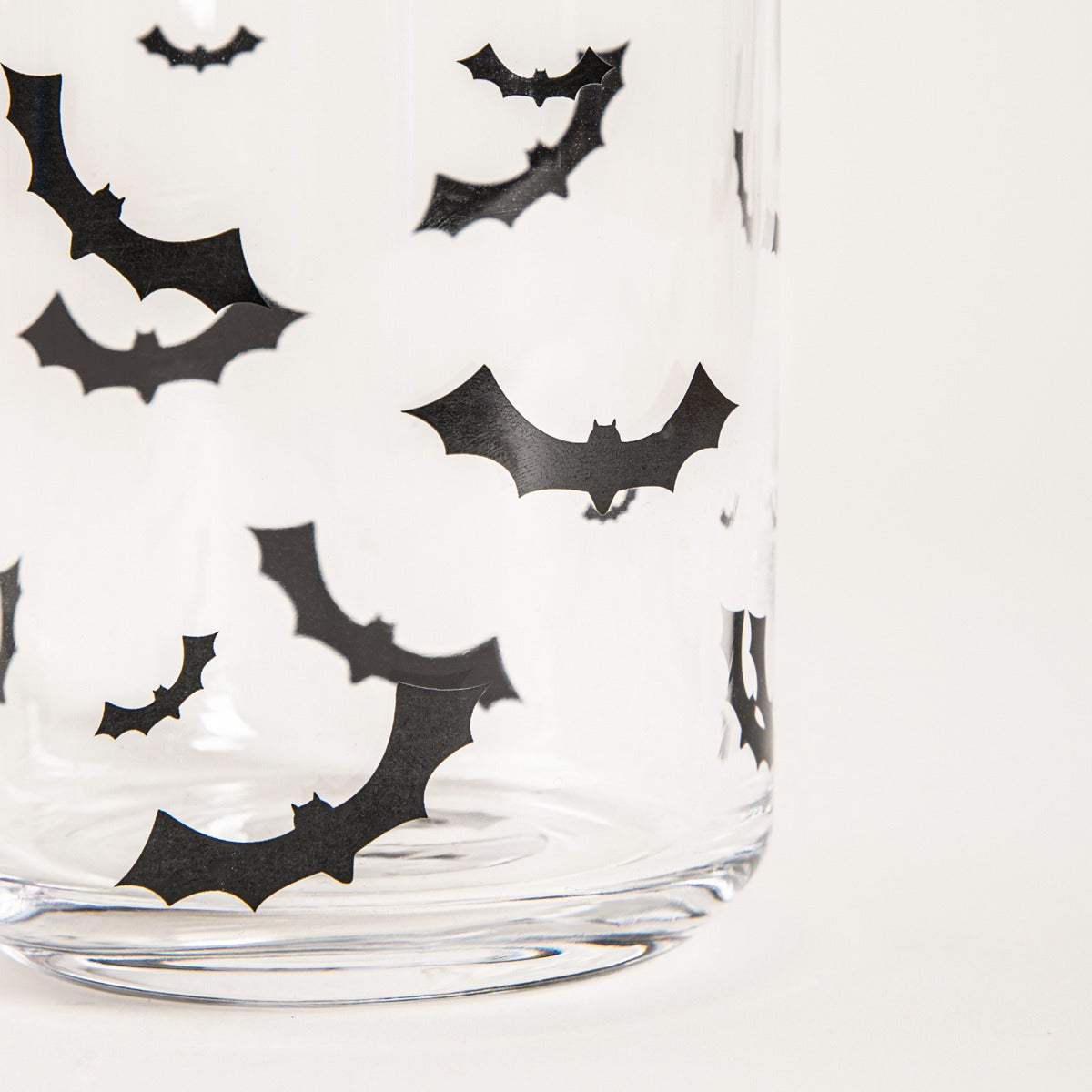 GHOST TOWN Glass Set with Bat Motifs, 2 pcs, 0.32L