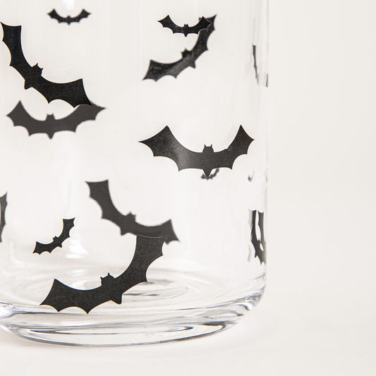 GHOST TOWN Glass Set with Bat Motifs, 2 pcs, 0.32L