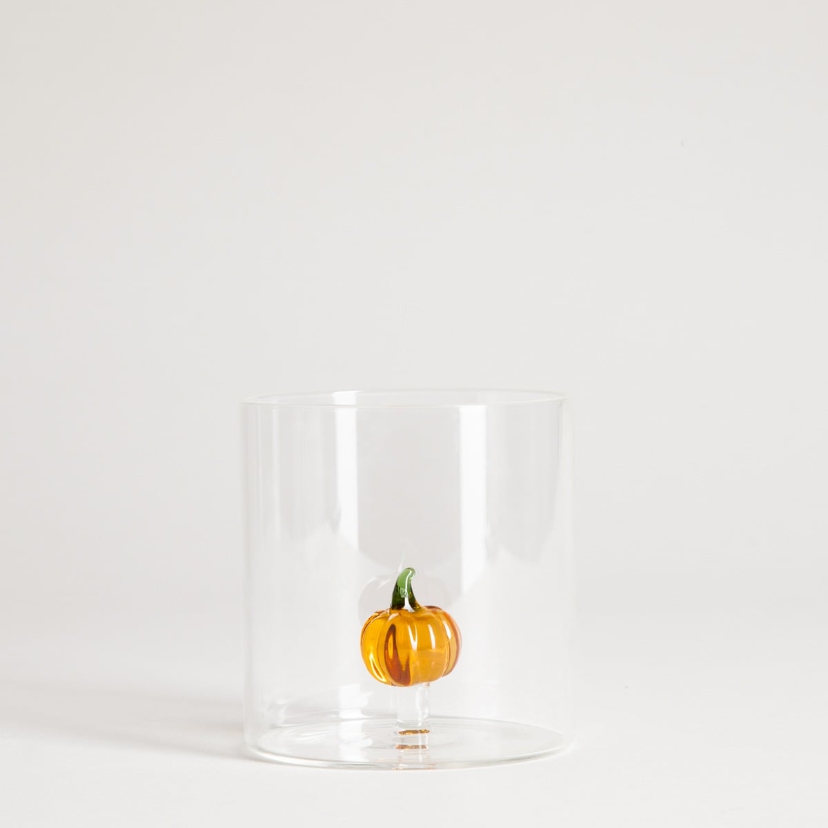 Pumpkin Glass Mug with Decorative Pumpkin Inside 0.35L