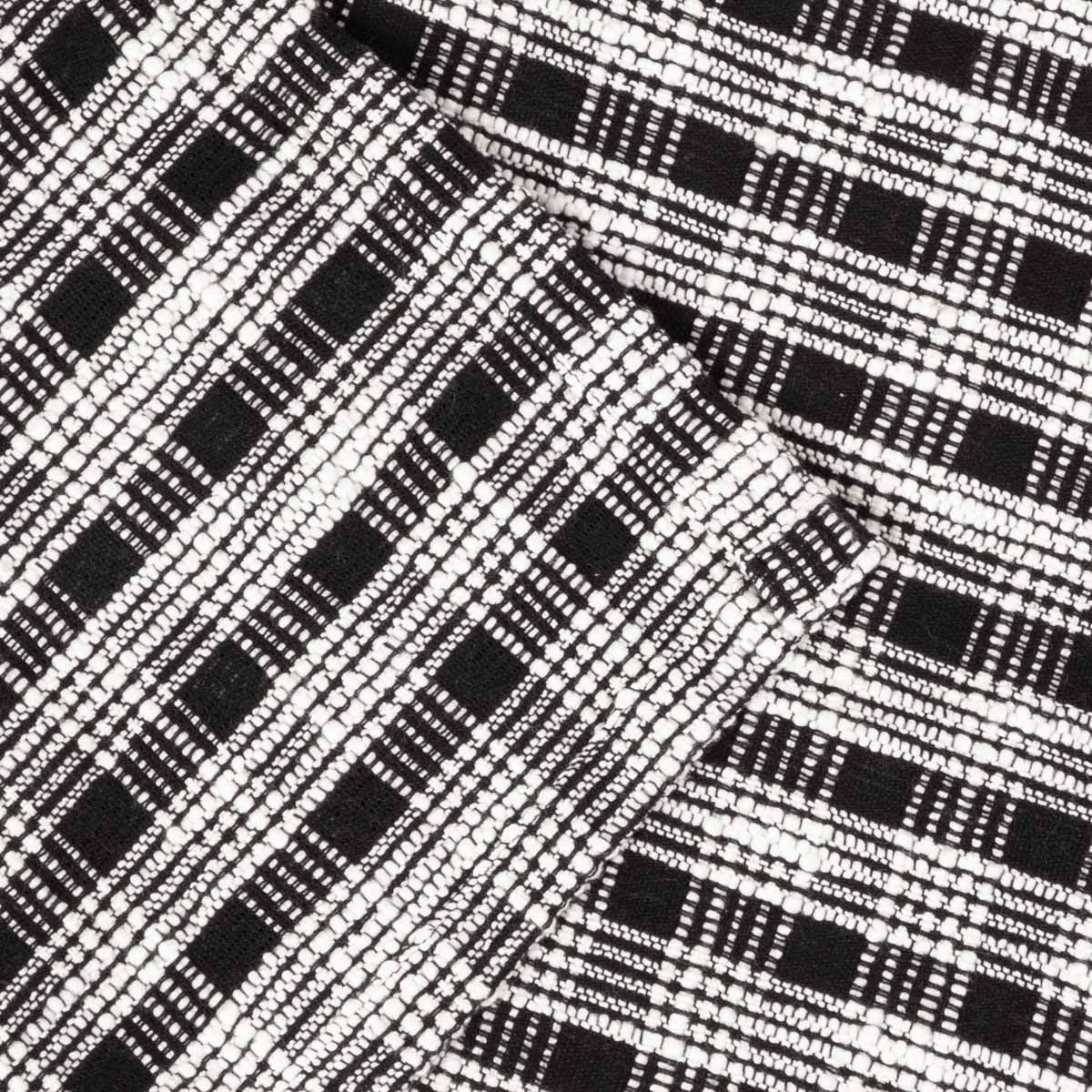 Ghost Town Checked Table Runner 40x160cm