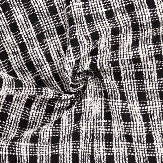 Ghost Town Checked Table Runner 40x160cm