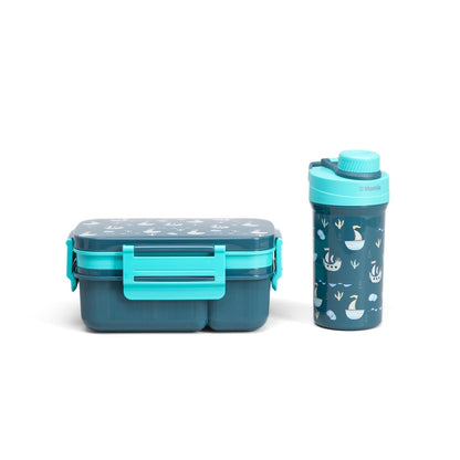 Lunchbox Set B2 Cairo Navy Blue with Mug 1.8L + 0.5L