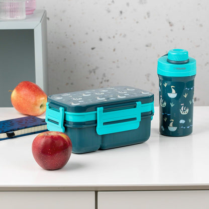 Lunchbox Set B2 Cairo Navy Blue with Mug 1.8L + 0.5L
