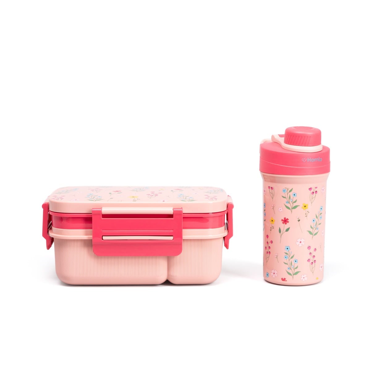 LUSY Pink Lunchbox Set with Mug 1.8L + 0.5L