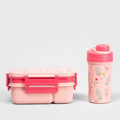 LUSY Pink Lunchbox Set with Mug 1.8L + 0.5L