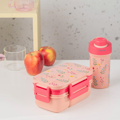 LUSY Pink Lunchbox Set with Mug 1.8L + 0.5L