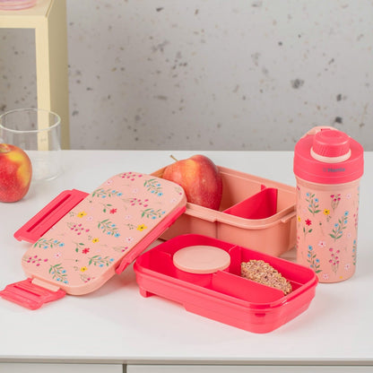 LUSY Pink Lunchbox Set with Mug 1.8L + 0.5L