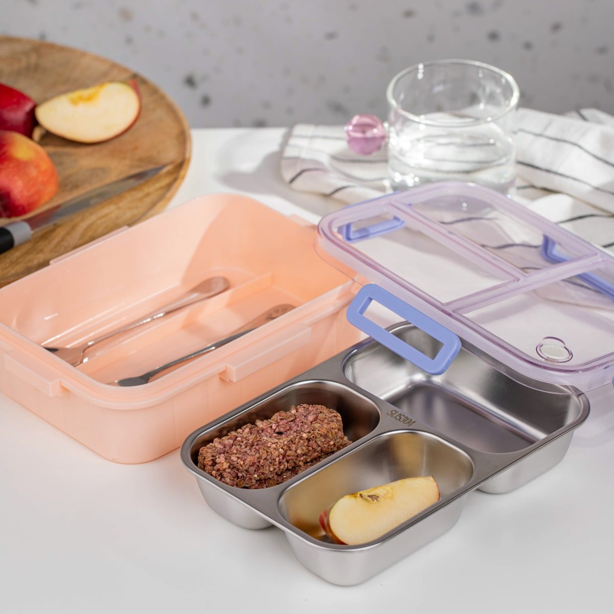 KYOTA Lunchbox 3 Elements Pink 0.75L