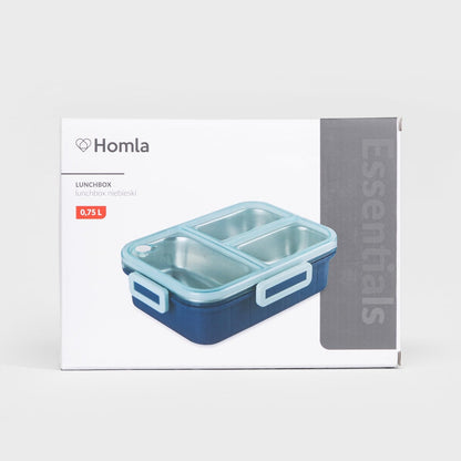 B2 DELVOR Lunchbox 3 Elements Blue 0.75L