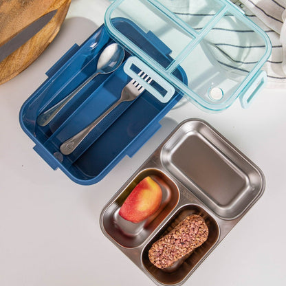B2 DELVOR Lunchbox 3 Elements Blue 0.75L