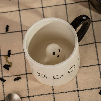Ghost Town Ceramic Mug with Spirits 0.4L
