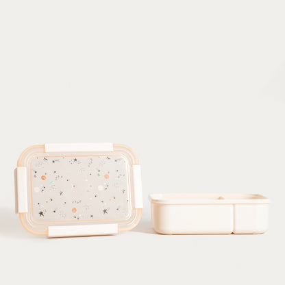 SPACEKID Cream Lunchbox 1.5L - Compact & Durable
