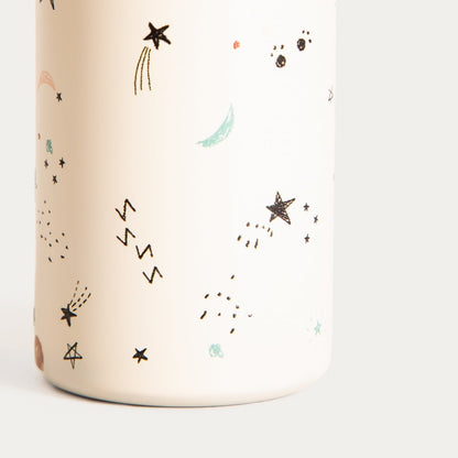 SPACEKID Cream Thermos 340ml - Leakproof Thermal Mug