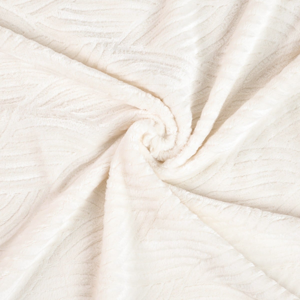 EMBER Ecru Pattern Blanket 150x200 cm