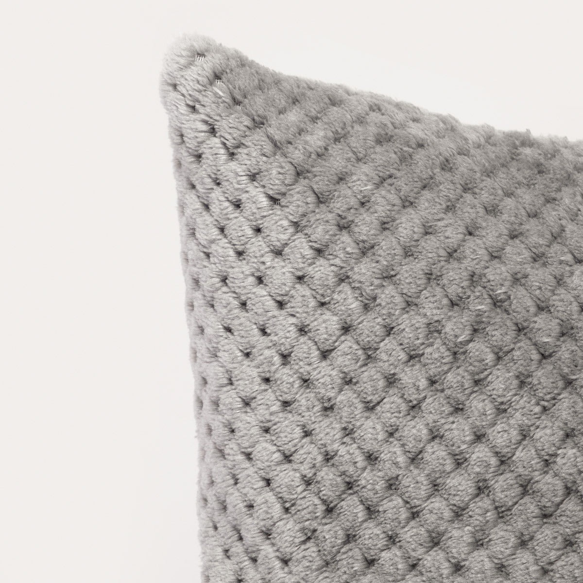 NOAH Gray Rice Grain Pillowcase Set of 2 | 45x45 cm