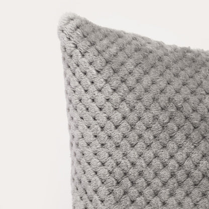 NOAH Gray Rice Grain Pillowcase Set of 2 | 45x45 cm