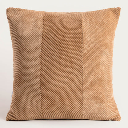 Poszewka FALLERE Taupe Corduroy Cushion Cover 46x46 cm