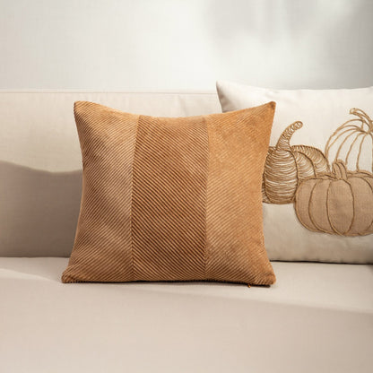 Poszewka FALLERE Taupe Corduroy Cushion Cover 46x46 cm