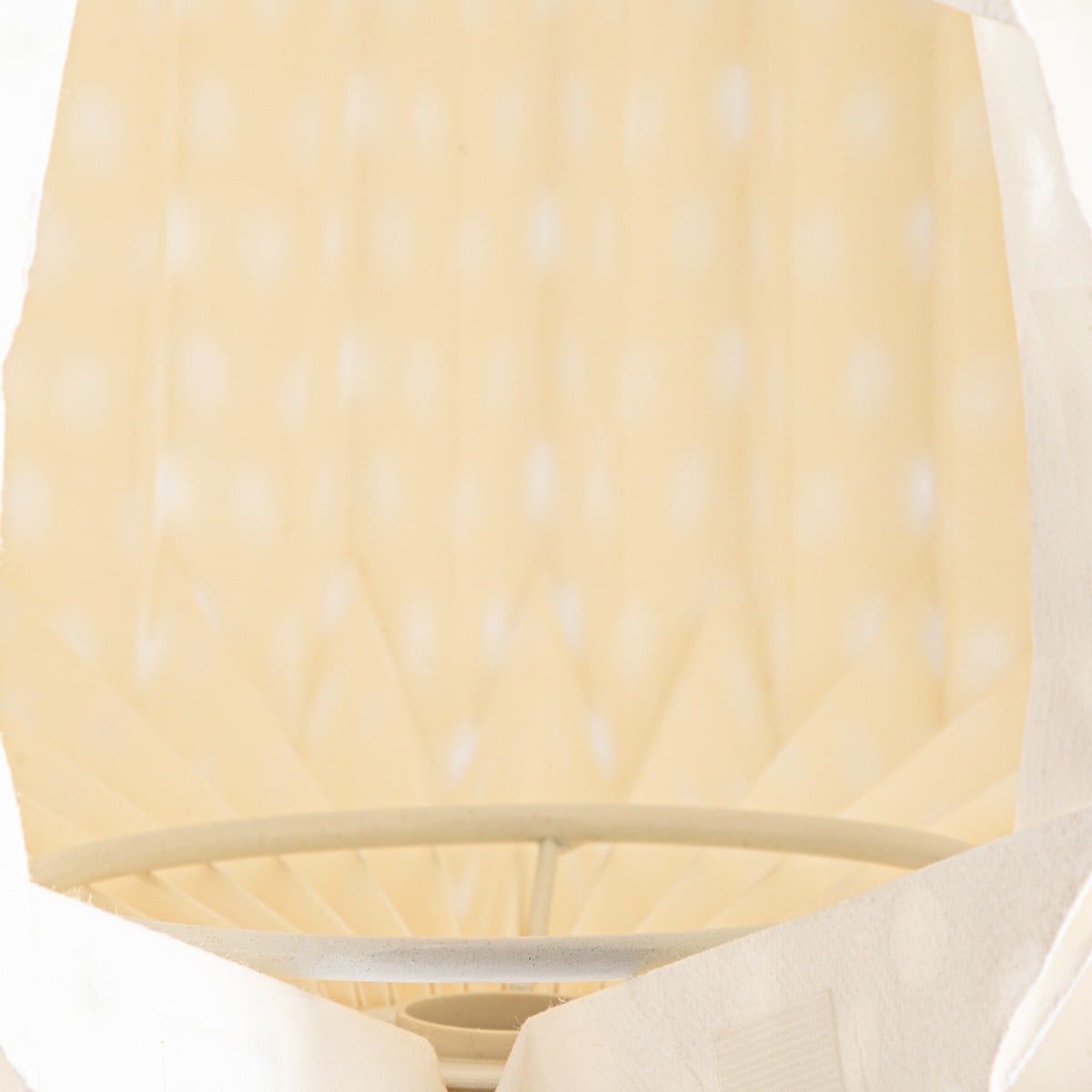 Lampka GALLA Paper Table Lamp - Geometric Dotted Design, 17x30x30cm
