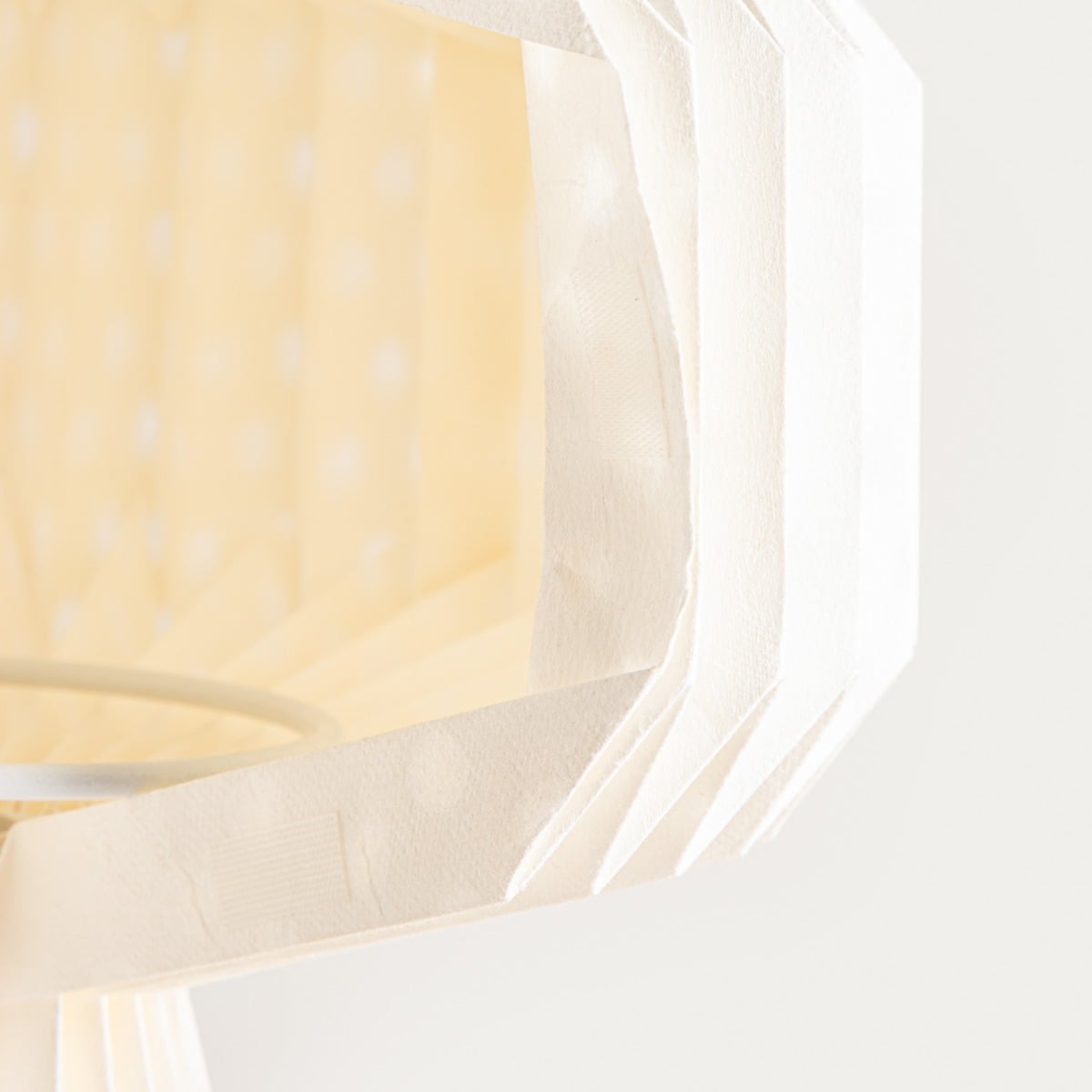 Lampka GALLA Paper Table Lamp - Geometric Dotted Design, 17x30x30cm