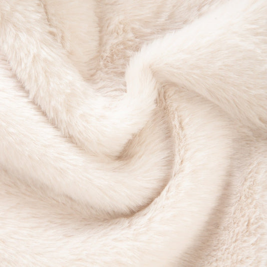 New Clumsy Beige Imitation Rabbit Fur Blanket 150x200 cm