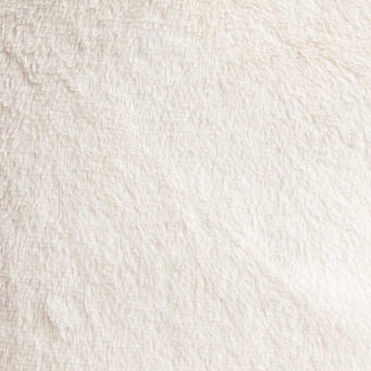 NEW CLUMSY Beige Imitation Rabbit Fur Pillowcase 45x45 cm