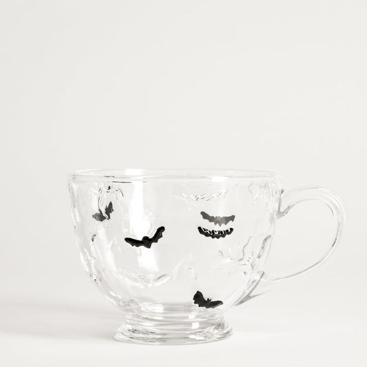 Ghost Town Glass Cup with Bats 0.35L