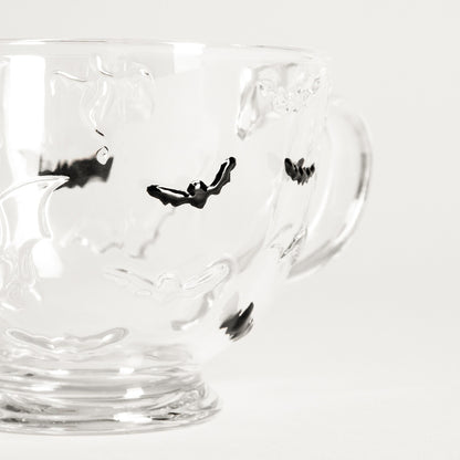 Ghost Town Glass Cup with Bats 0.35L